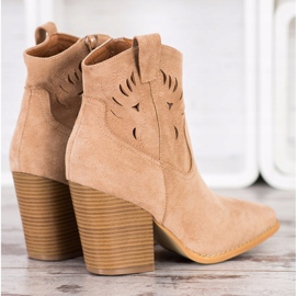 Bella Paris Botas camperas beige 2