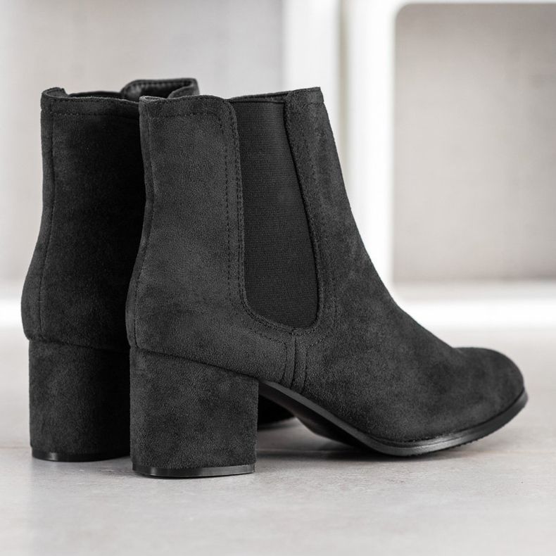 J. Star Tacones altos cálidos negro 1