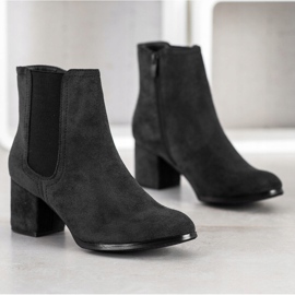 J. Star Tacones altos cálidos negro 2