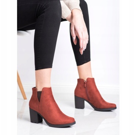 M.Daszyński Botas casuales en un poste marrón naranja 5
