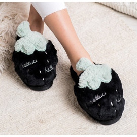 Bona Zapatillas de fresa negro gris 3