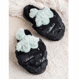 Bona Zapatillas de fresa negro gris 4