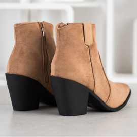 Small Swan Botas de moda en Spitz beige 1 Small Swan Botas de moda en Spitz beige 1