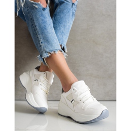 Weide Zapatillas blancas claras blanco 3