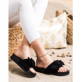 Seastar Zapatillas con lazo negro 3