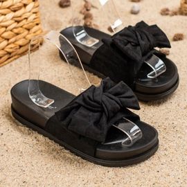 Seastar Zapatillas con lazo negro 1