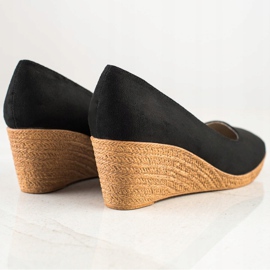 Goodin Bombas de cuña ligeras negro 2