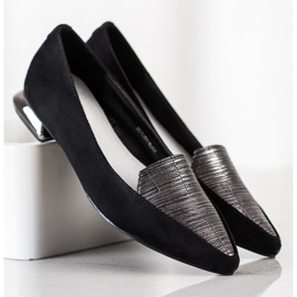 Goodin Bombas de moda en Spitz negro 2