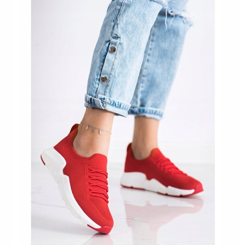 Zapatillas de mujer Big Star DD274580 rojo 2