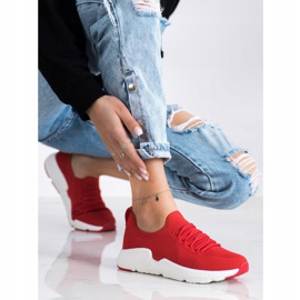 Zapatillas de mujer Big Star DD274580 rojo 1