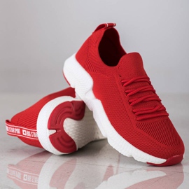 Zapatillas de mujer Big Star DD274580 rojo 3