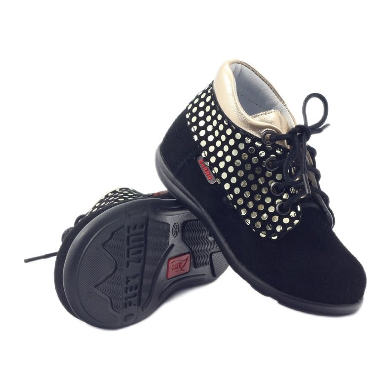 Botas niña Zarro 82/4 oro negro dorado 3