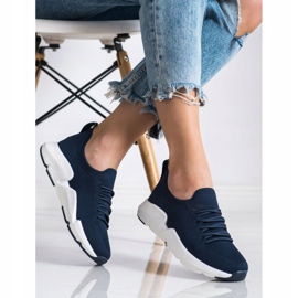 Zapatillas de mujer Big Star DD274581 azul marino 2