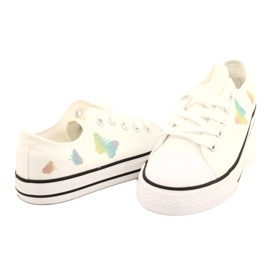 NEWS Deportivas blancas con mariposas atadas 21DZ35-3585 blanco 4