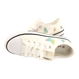 NEWS Deportivas blancas con mariposas atadas 21DZ35-3585 blanco 2