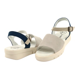 Sandalias Cómodas Mujer Piel Filippo DS2021/21 gris 2