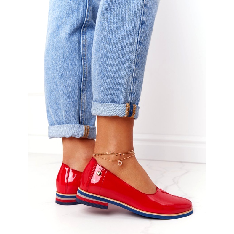 Zapatos Piel Lacada Maciejka 05035-08 Rojo 2