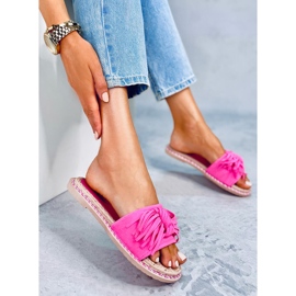 Zapatillas de mujer fucsia CK159 Fushia rosado 2
