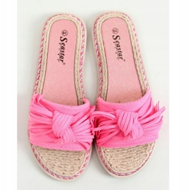 Zapatillas de mujer fucsia CK159 Fushia rosado 3