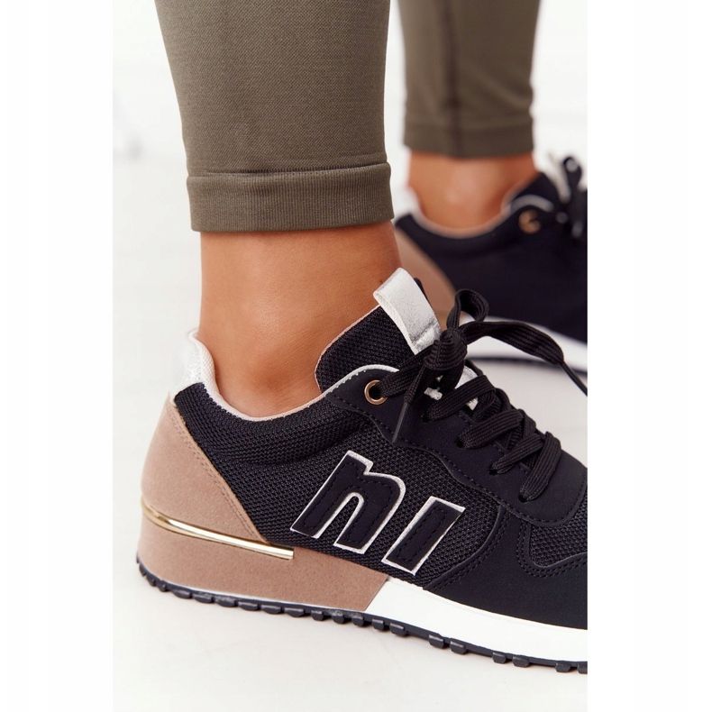 Calzado deportivo de mujer Sneakers Black Maddie marrón negro 1