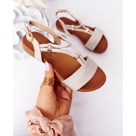 S.Barski Sandalias para niños S. Bararski Comfort Beżowe beige 4