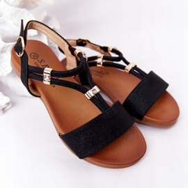 S.Barski Sandalias para niños S. Bararski Comfort Black negro 1