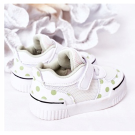 Apawwa Zapatillas Deportivas Infantiles Con Panda Blanco y Verde Chico 8