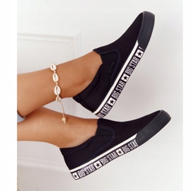 Zapatillas de mujer Slip-on Big Star HH274012 Negro 4