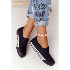 Zapatillas de mujer Slip-on Big Star HH274012 Negro 3