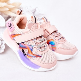 Apawwa Zapatillas deportivas para niños Zapatillas Pink Jump Jump rosado 2