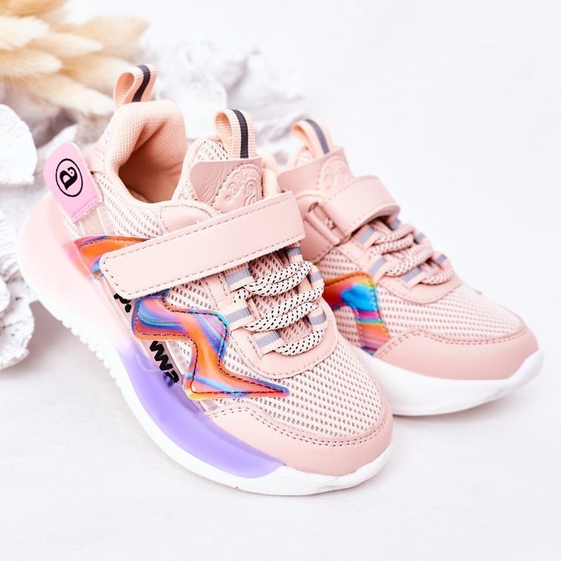 Apawwa Zapatillas deportivas para niños Zapatillas Pink Jump Jump rosa 2