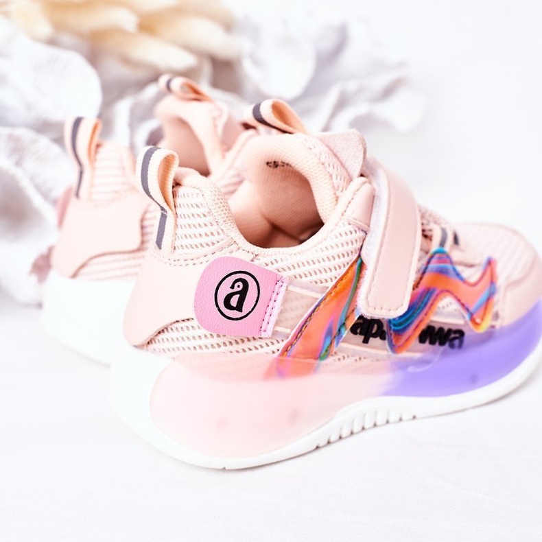 Apawwa Zapatillas deportivas para niños Zapatillas Pink Jump Jump rosa 1