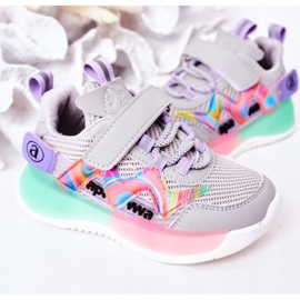 Apawwa Zapatillas Deportivas Infantiles Zapatillas Salto Gris Salto multicolor 3