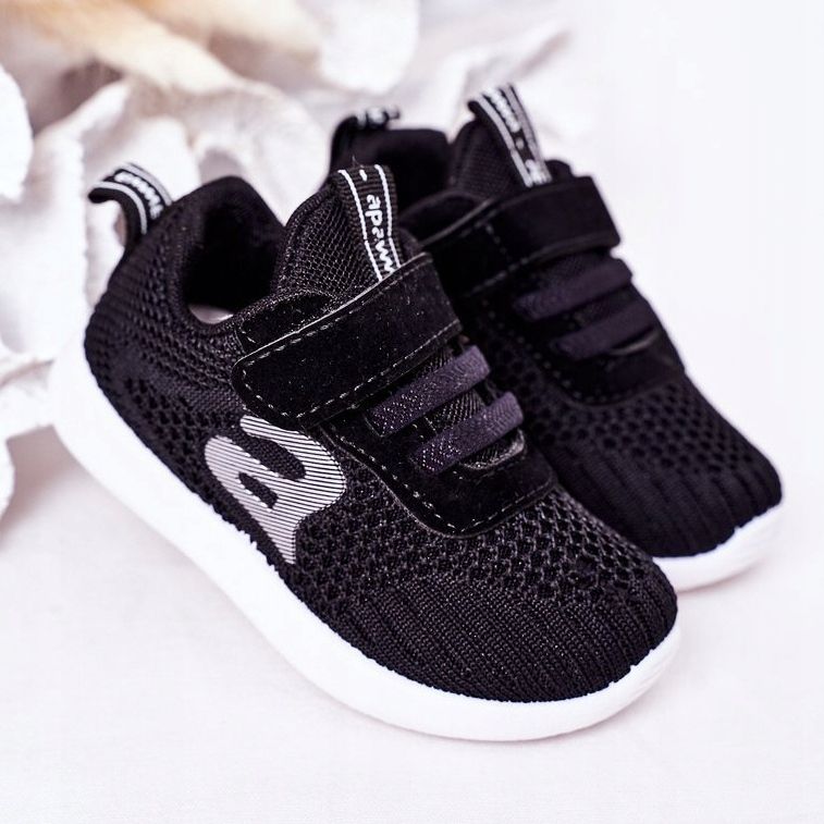 Apawwa Zapatilla Deportiva Negra Infantil Little Sportsman negro 2
