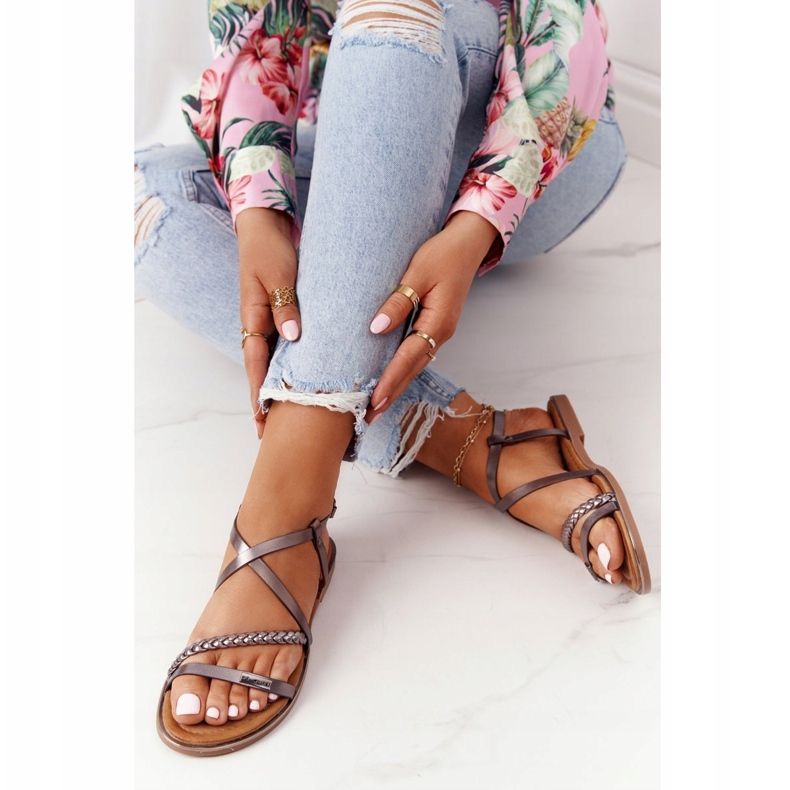 S.Barski Sandalias Con Trenza S. Bararski 152-1 Cobre multicolor 1 S.Barski Sandalias Con Trenza S. Bararski 152-1 Cobre multicolor 1