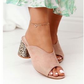 Tacones de ante S.Barski C420-15 Beige 2