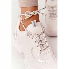 PG1 Zapatillas de mujer Beige Influencer en suela maciza 6