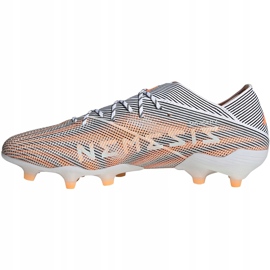 Botas de fútbol adidas Nemeziz.1 Fg FW7327 gris 2