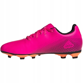 Botas de fútbol adidas X Ghosted.4 FxG rosa FW6950 rosado rosado 2
