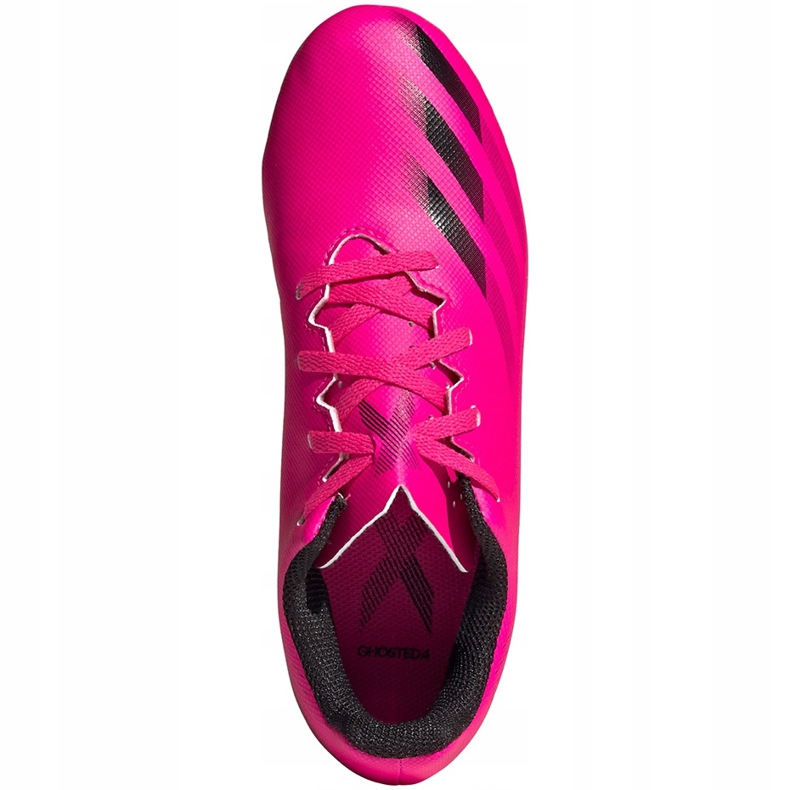 Botas de fútbol adidas X Ghosted.4 FxG rosa FW6950 1