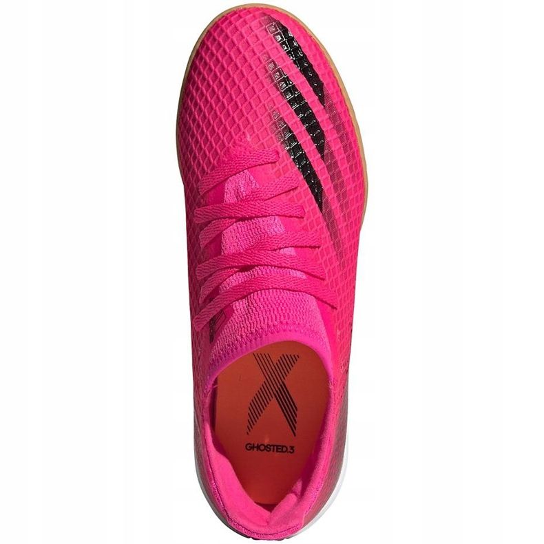 Botas de fútbol Adidas X Ghosted.3 In Jr FW6925 rosa rosa 1