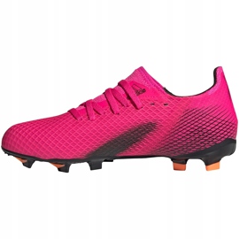 Botas de fútbol adidas X Ghosted.3 Fg Jr FW6935 rosado rosado 2
