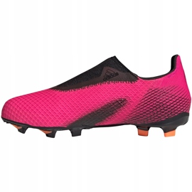 Botas de fútbol Adidas X Ghosted.3 Ll Fg Jr FY7281 rosado 2