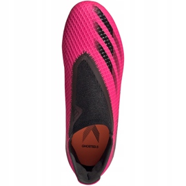 Botas de fútbol Adidas X Ghosted.3 Ll Fg Jr FY7281 rosado 1