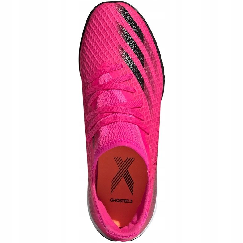 Botas de fútbol adidas X Ghosted.3 Tf Jr FW6927 rosa rosa 1