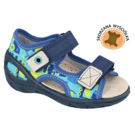 Calzado infantil befado pu 065X156 azul marino azul verde 1