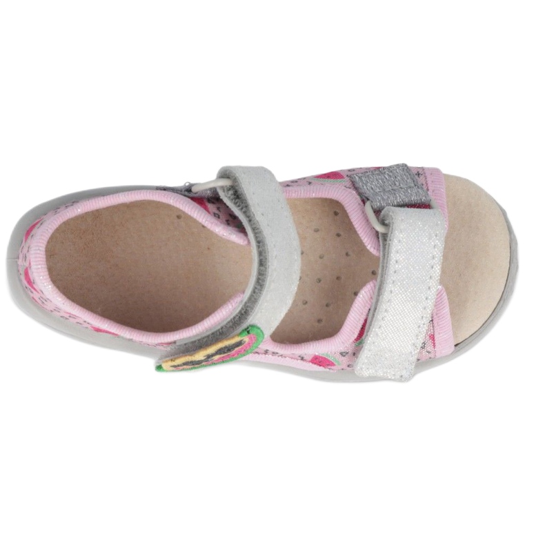 Sandalia infantil preventiva befado 065X152 rosa plata 2