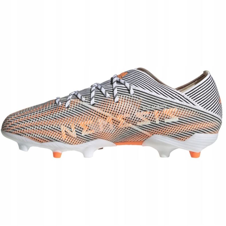 Botas de fútbol adidas Nemeziz.1 Fg Jr FW7357 azul marino, multicolor gris 1