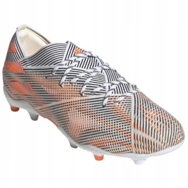 Botas de fútbol adidas Nemeziz.1 Fg Jr FW7357 azul marino, multicolor gris 3