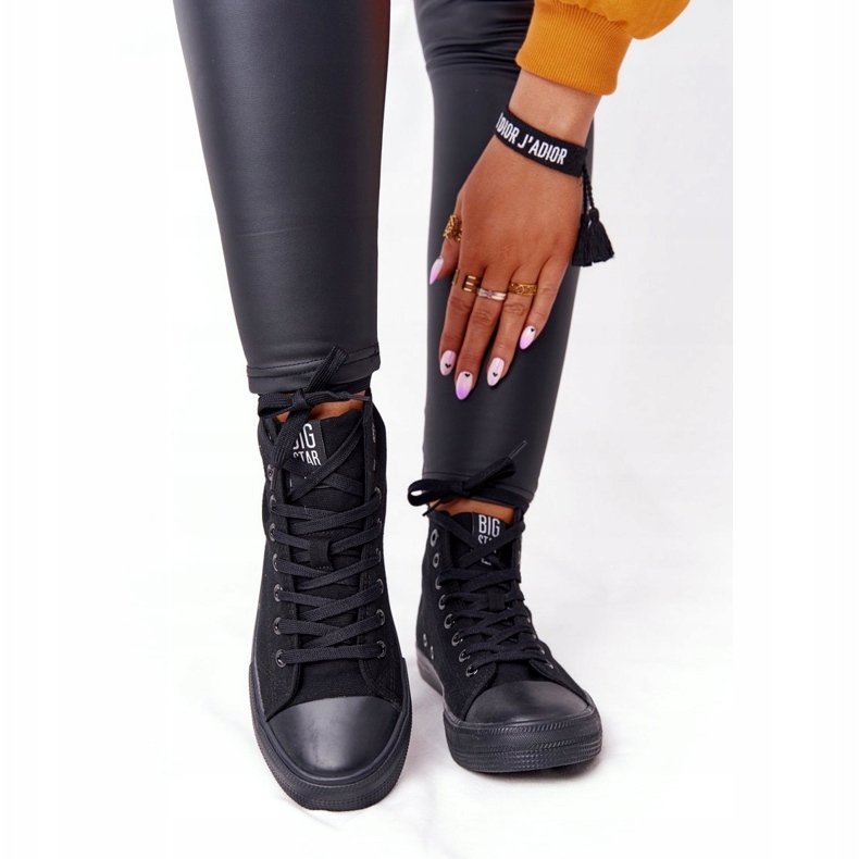 Zapatillas altas Big Star FF274A170 Negro 4